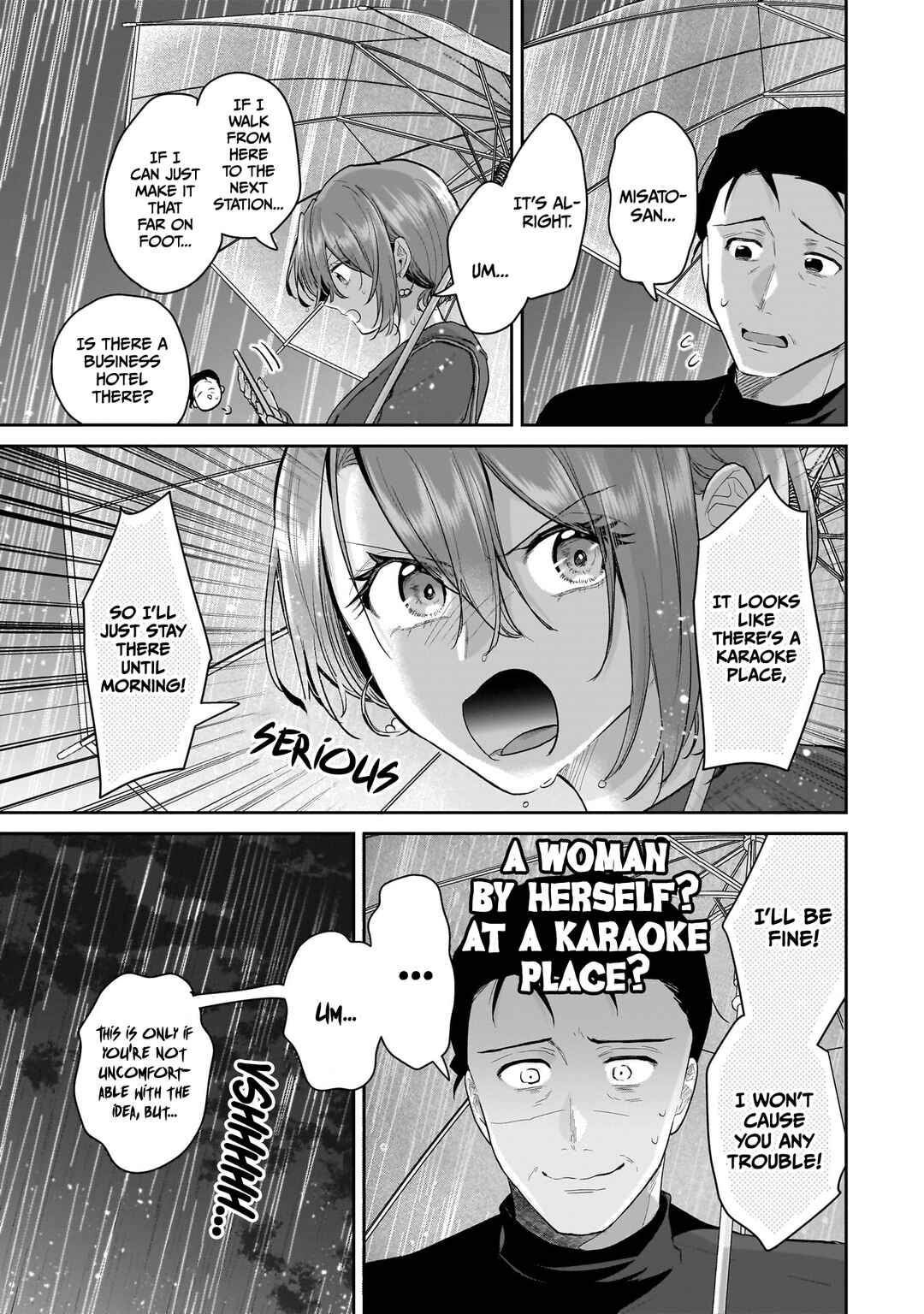 Misato-san wa Amasugi Joushi ni Chotto Kibishii Chapter 32 - Page 19