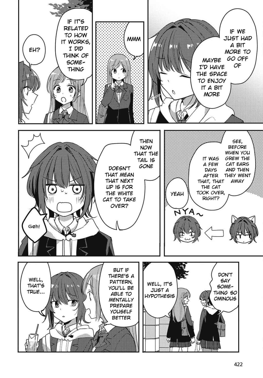Osananajimi wa, Nyaa to Naite Skirt no Naka Chapter 4 - Page 22