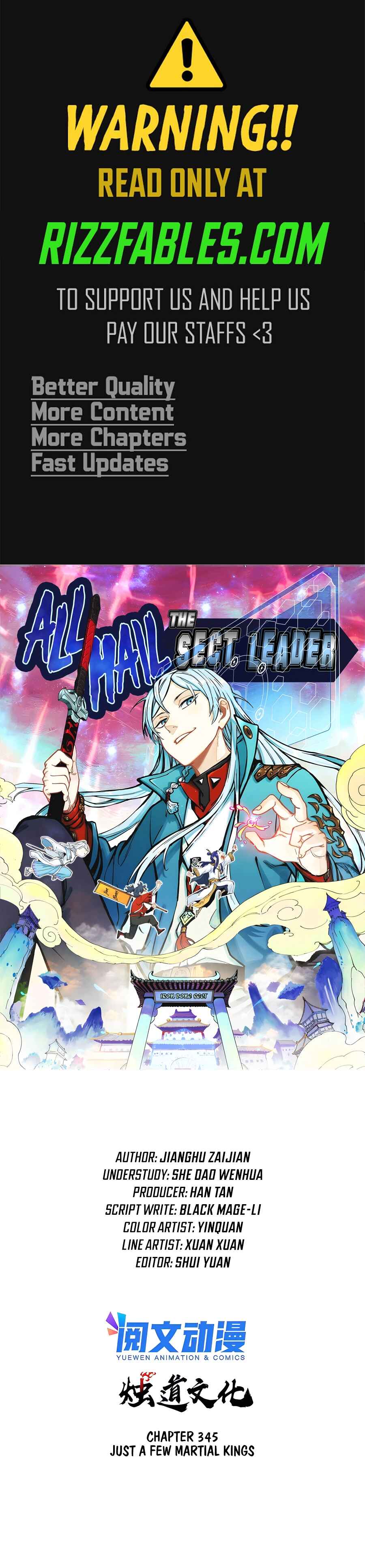 All Hail the Sect Leader Chapter 345 - Page 1