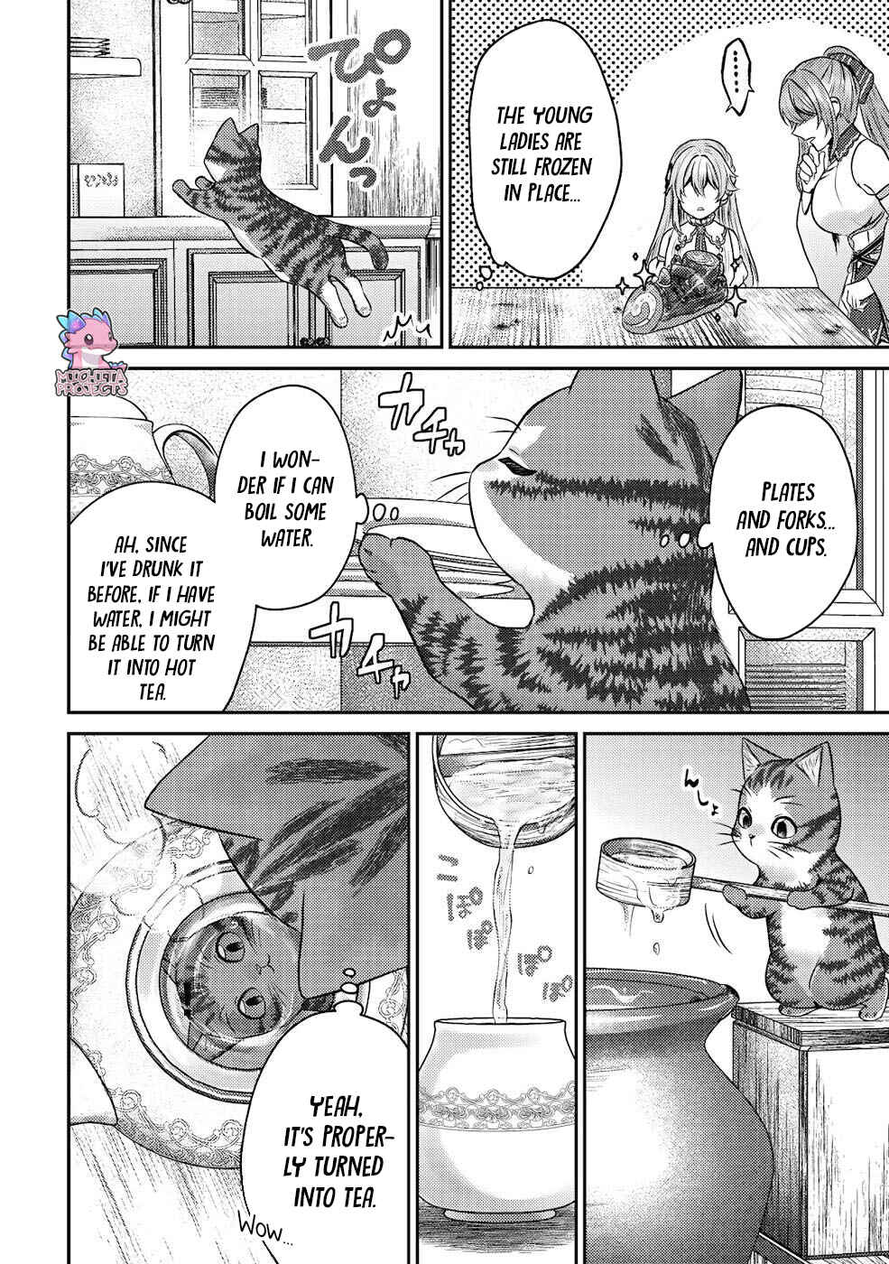 Wagahai wa Nekomadoushi de Aru: Kijitora Luke no Kaiteki Cheat Neko Seikatsu Chapter 5 - Page 11