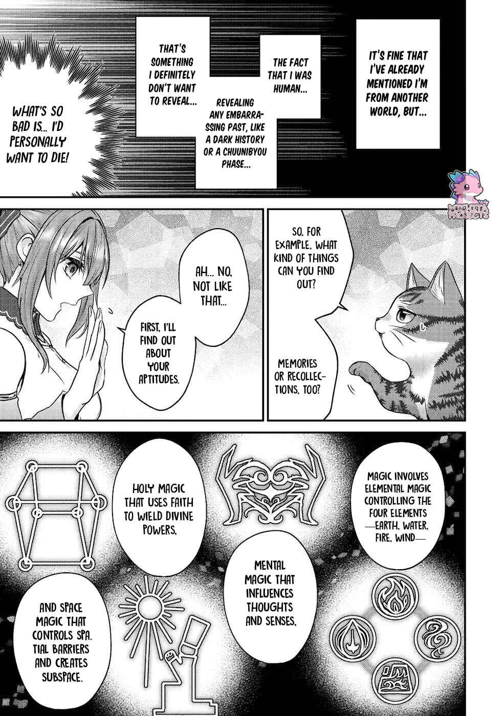 Wagahai wa Nekomadoushi de Aru: Kijitora Luke no Kaiteki Cheat Neko Seikatsu Chapter 5 - Page 20