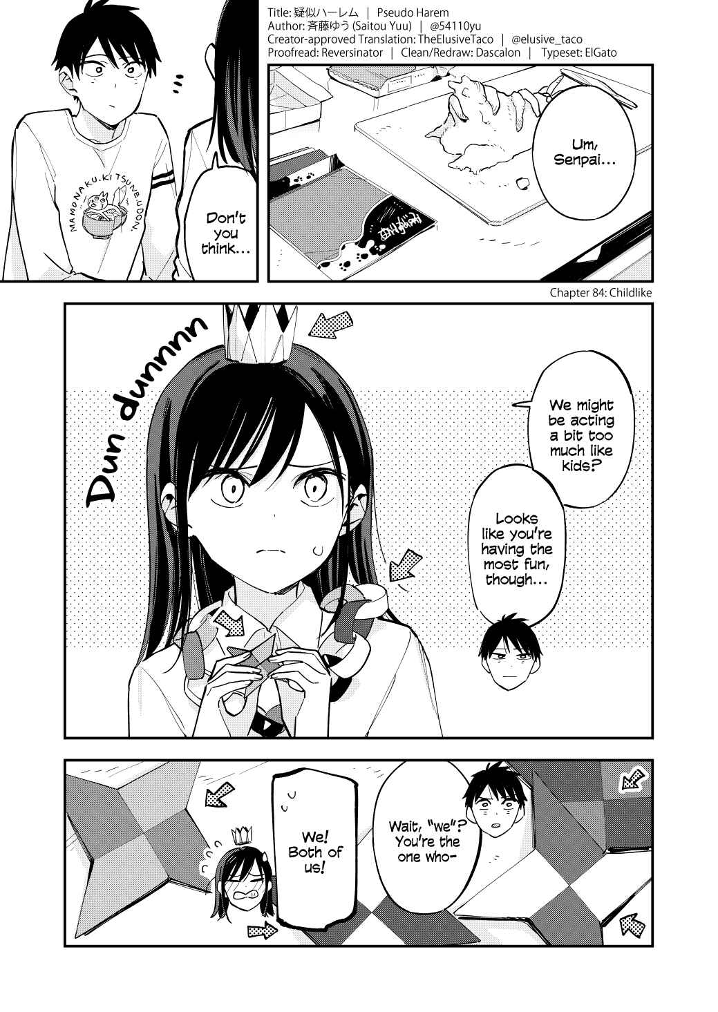 Giji Harem Chapter 84 - Page 1