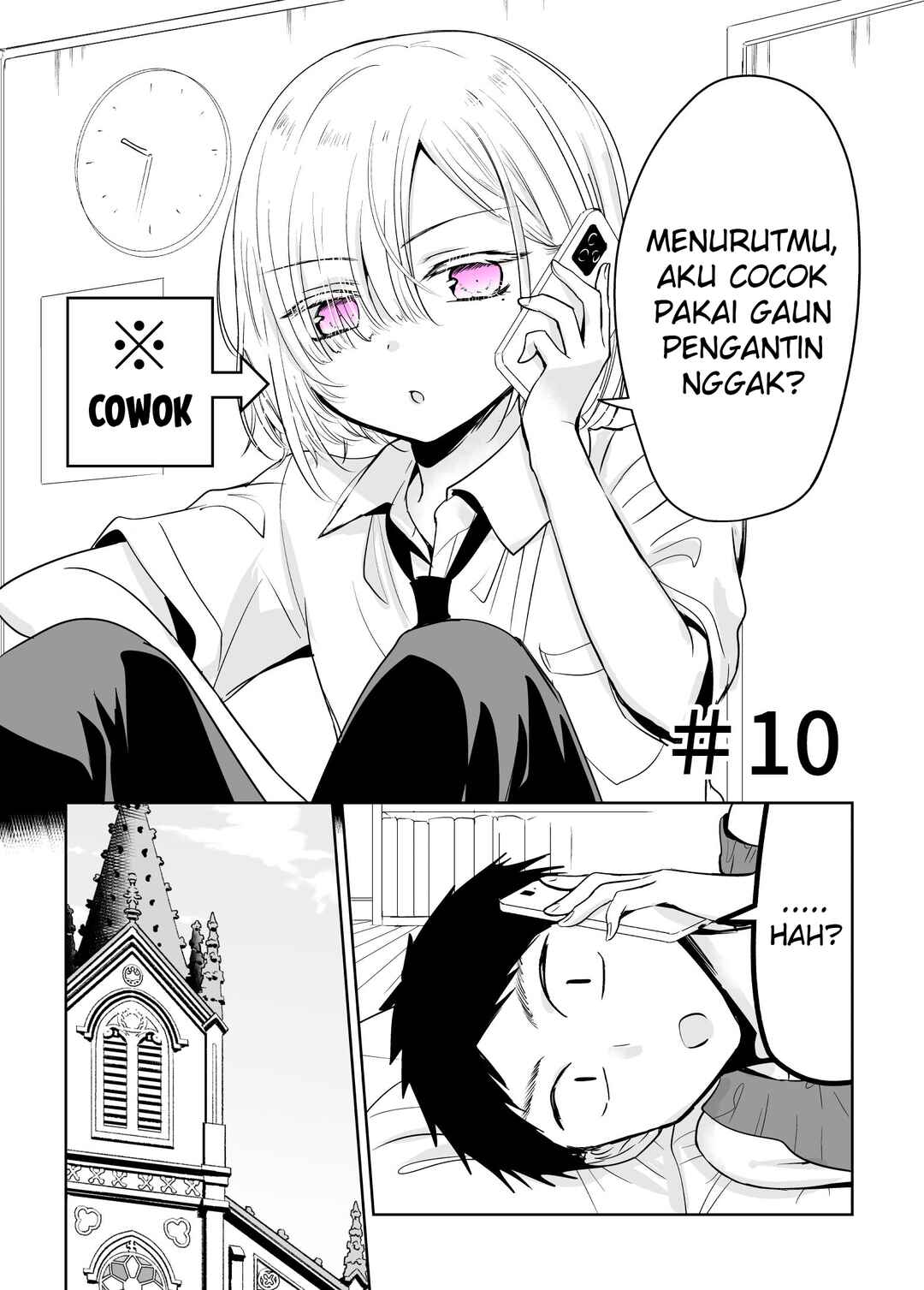 Tomodachi ga Skirt haite mitai tte Itte kita Ken Chapter 10 - Page 1