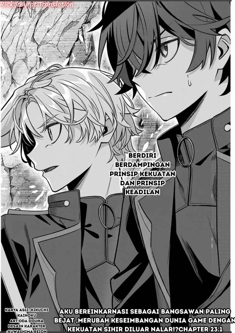 Taida na Akujoku Kizoku ni Tensei shita Ore, Scenario wo Bukkowashitara Kikakugai no Maryoku de Saikyou ni Natta Chapter 23.1 - Page 2