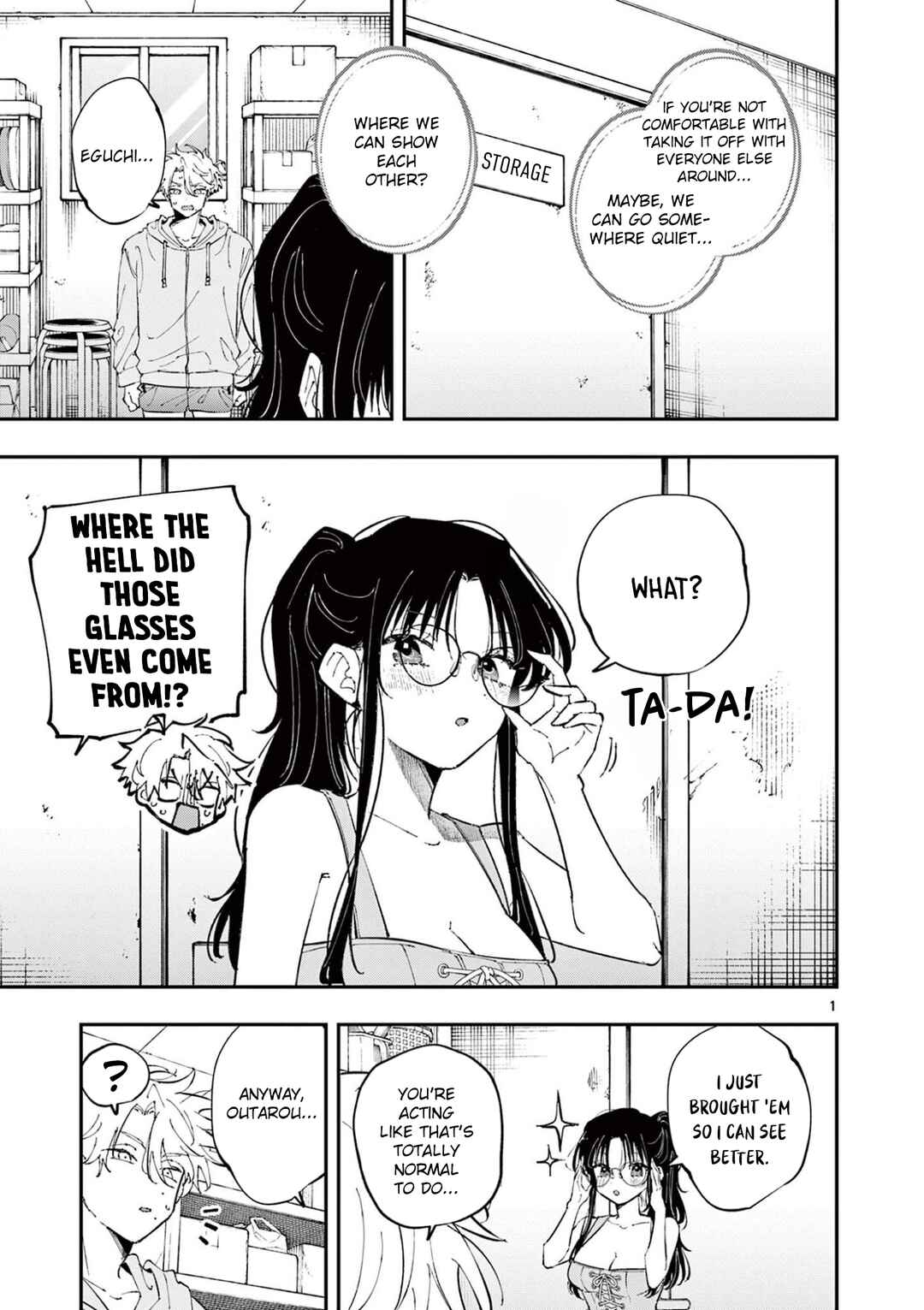 Tonari no Seki no Yatsu ga Souiu Me de Mitekuru Chapter 69 - Page 1