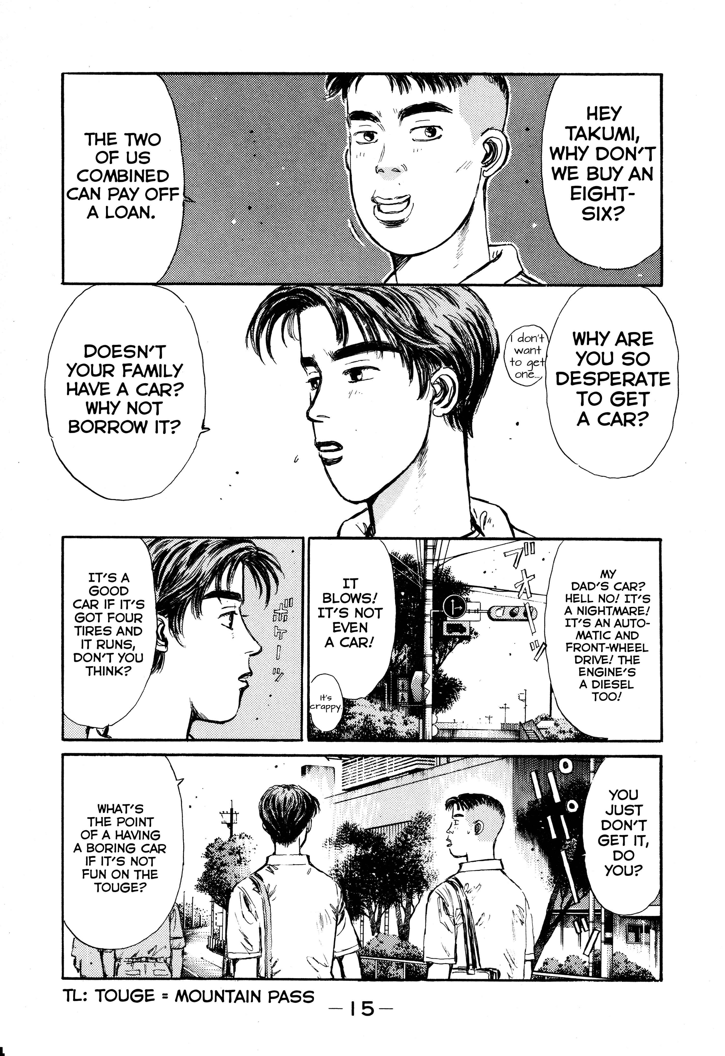 Initial D Chapter 1 - Page 13