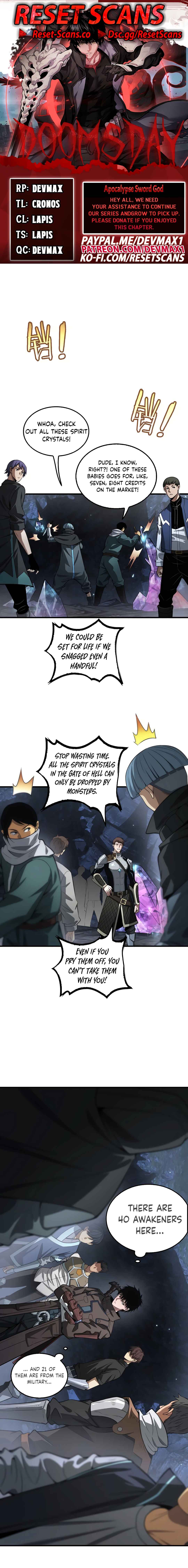 Doomsday Sword God Chapter 25 - Page 1