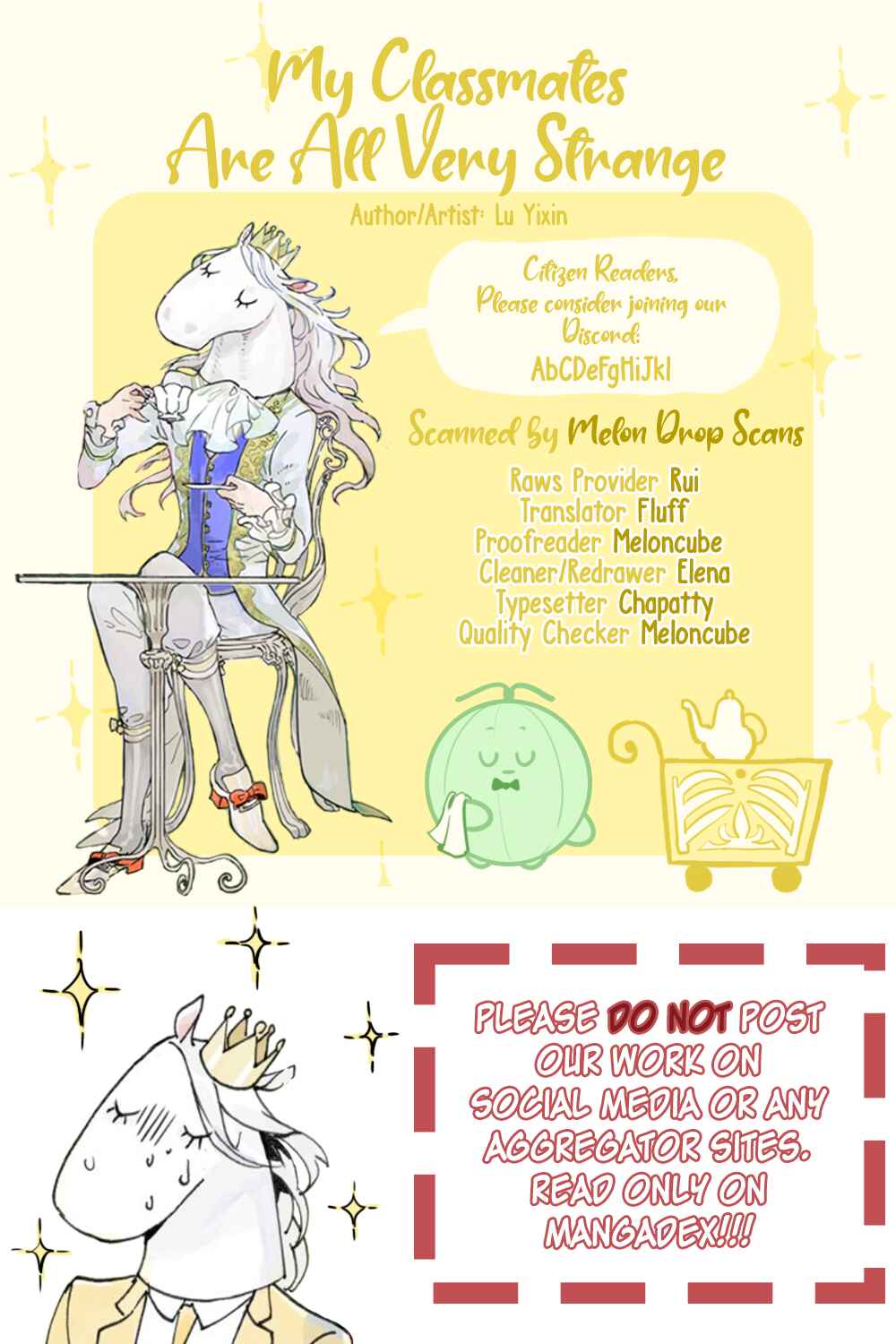 My Classmates Are All Very Strange Chapter 6 - Page 1