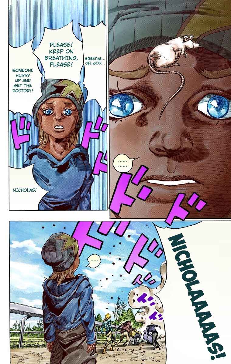 JoJo no Kimyou na Bouken: Part 7 - Steel Ball Run Color-ban Chapter 42 - Page 17