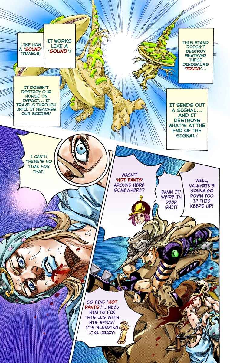 JoJo no Kimyou na Bouken: Part 7 - Steel Ball Run Color-ban Chapter 42 - Page 34