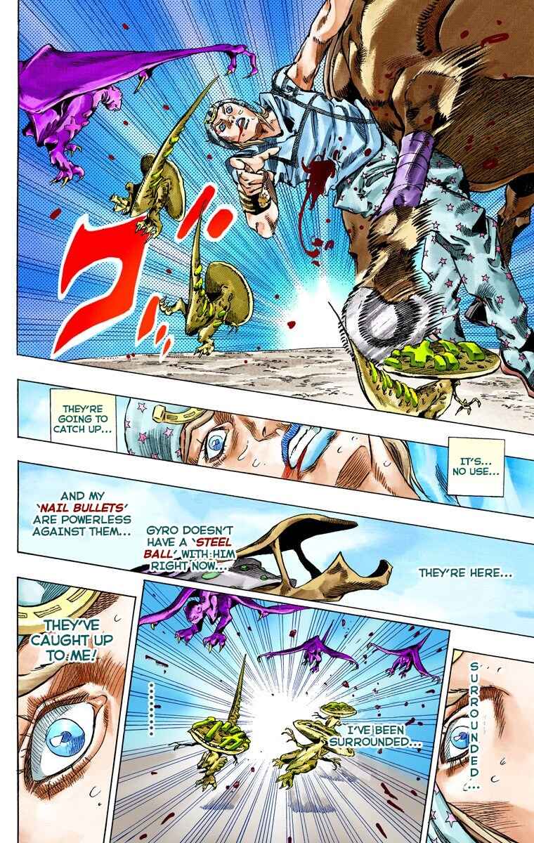 JoJo no Kimyou na Bouken: Part 7 - Steel Ball Run Color-ban Chapter 42 - Page 36