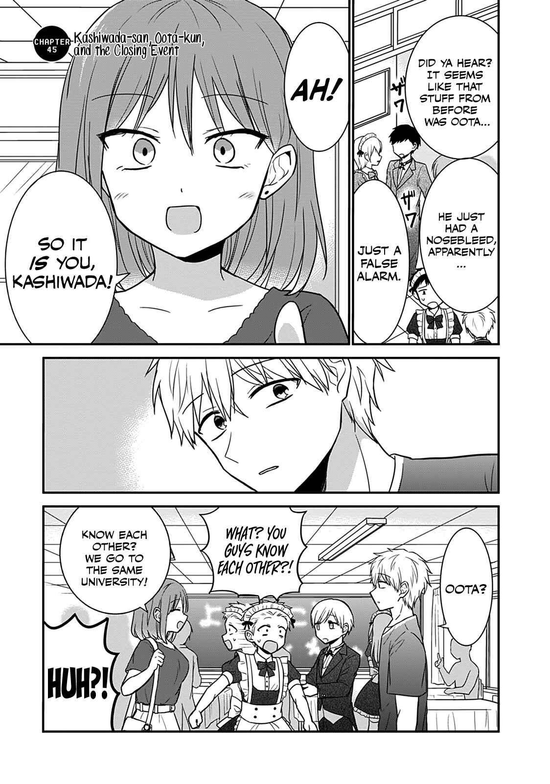 Kao ni Denai Kashiwada-san to Kao ni Deru Oota-kun Chapter 45 - Page 2