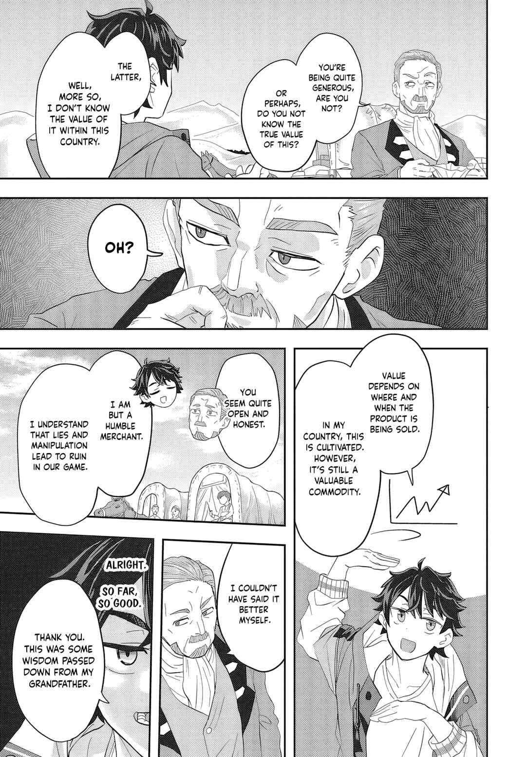 Muteki Shounin no Isekai Nariagari Monogatari ~Gendai no Seihin wo Jizai ni Toriyoseru Sukiru ga Aru Node Isekai de wa Rakushoudesu~ Chapter 1 - Page 51
