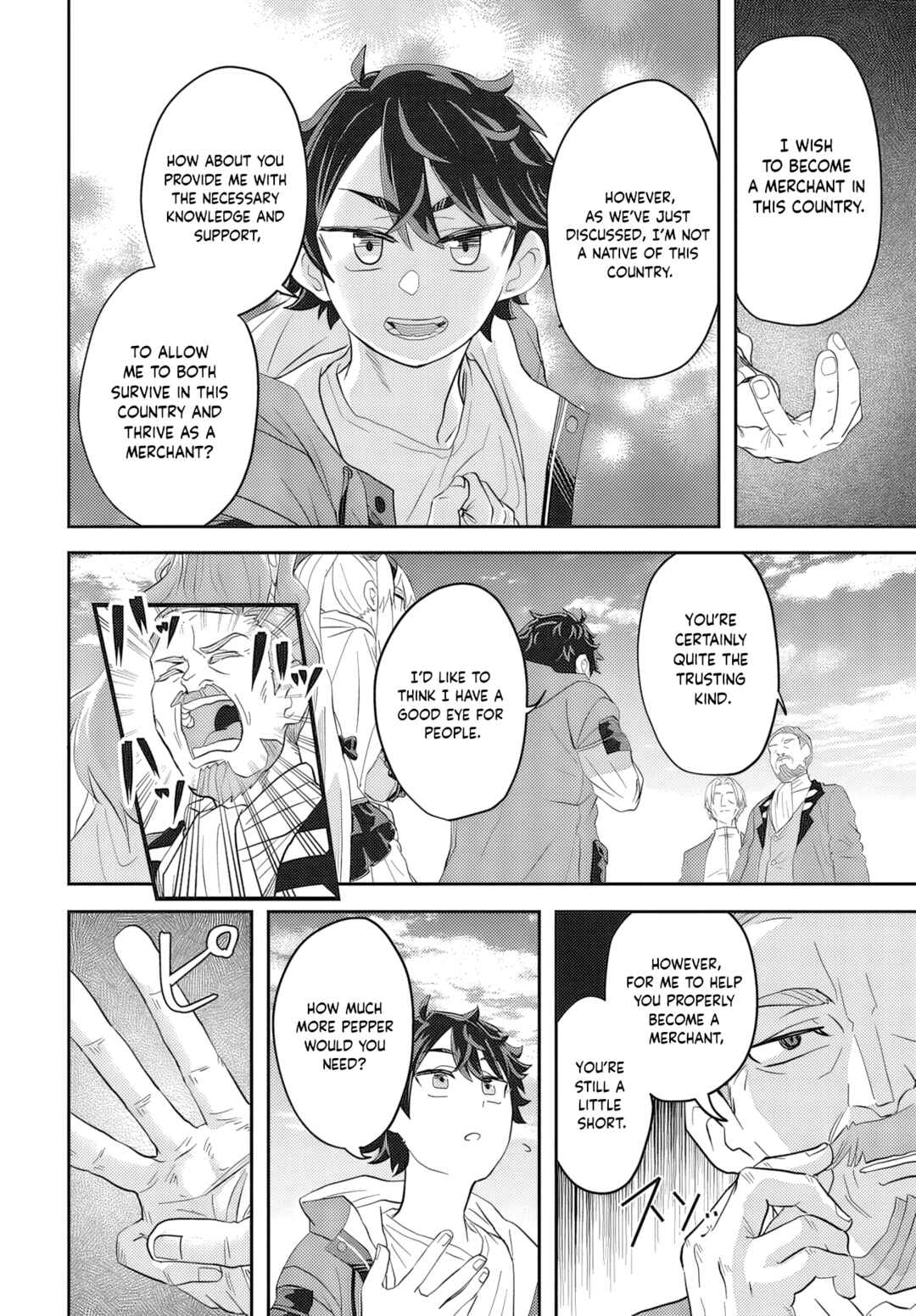 Muteki Shounin no Isekai Nariagari Monogatari ~Gendai no Seihin wo Jizai ni Toriyoseru Sukiru ga Aru Node Isekai de wa Rakushoudesu~ Chapter 1 - Page 54