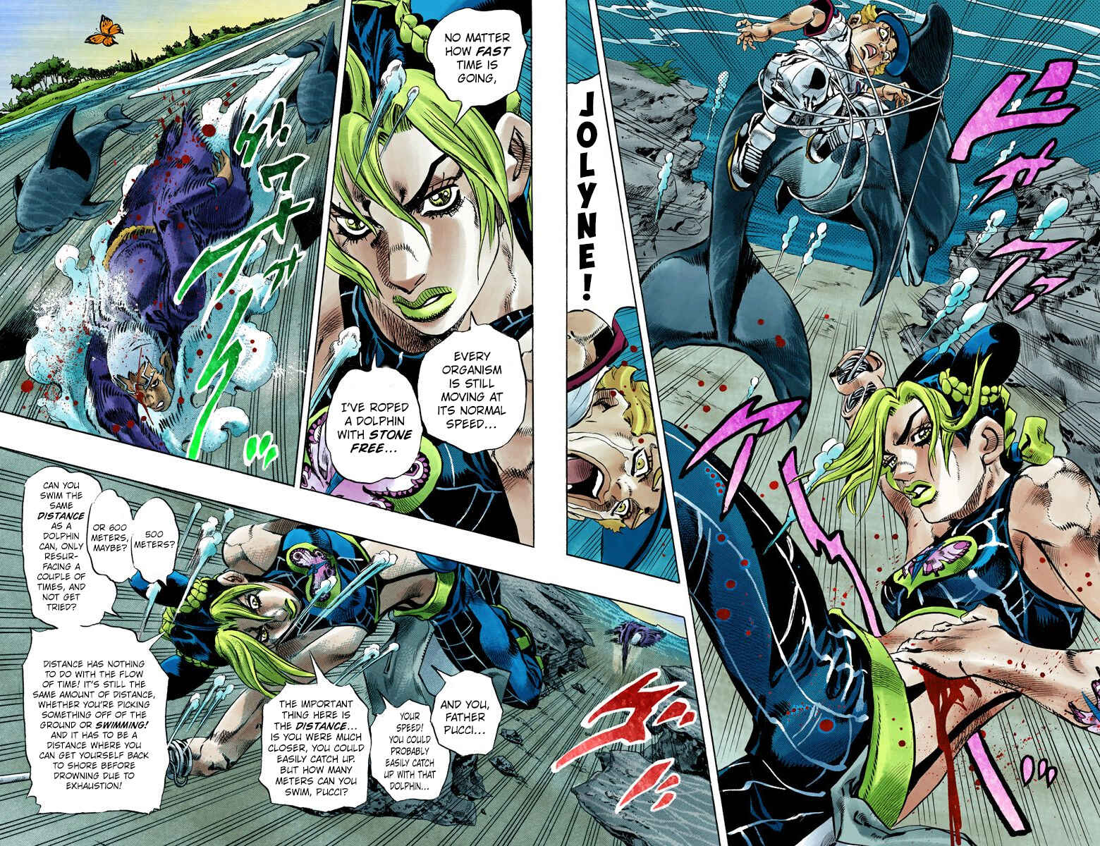 JoJo no Kimyou na Bouken: Part 6 - Stone Ocean Color-ban Chapter 155 - Page 6