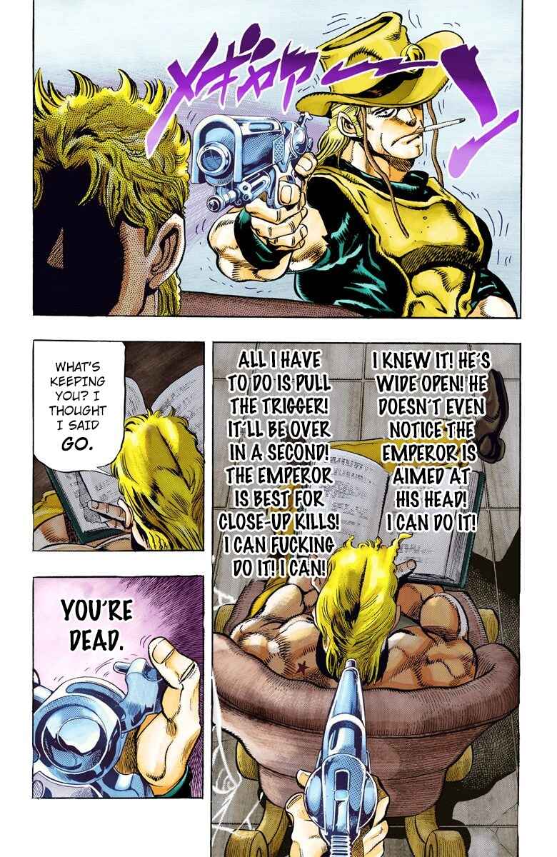 JoJo no Kimyou na Bouken: Part 3 - Stardust Crusaders Color-ban Chapter 97 - Page 13