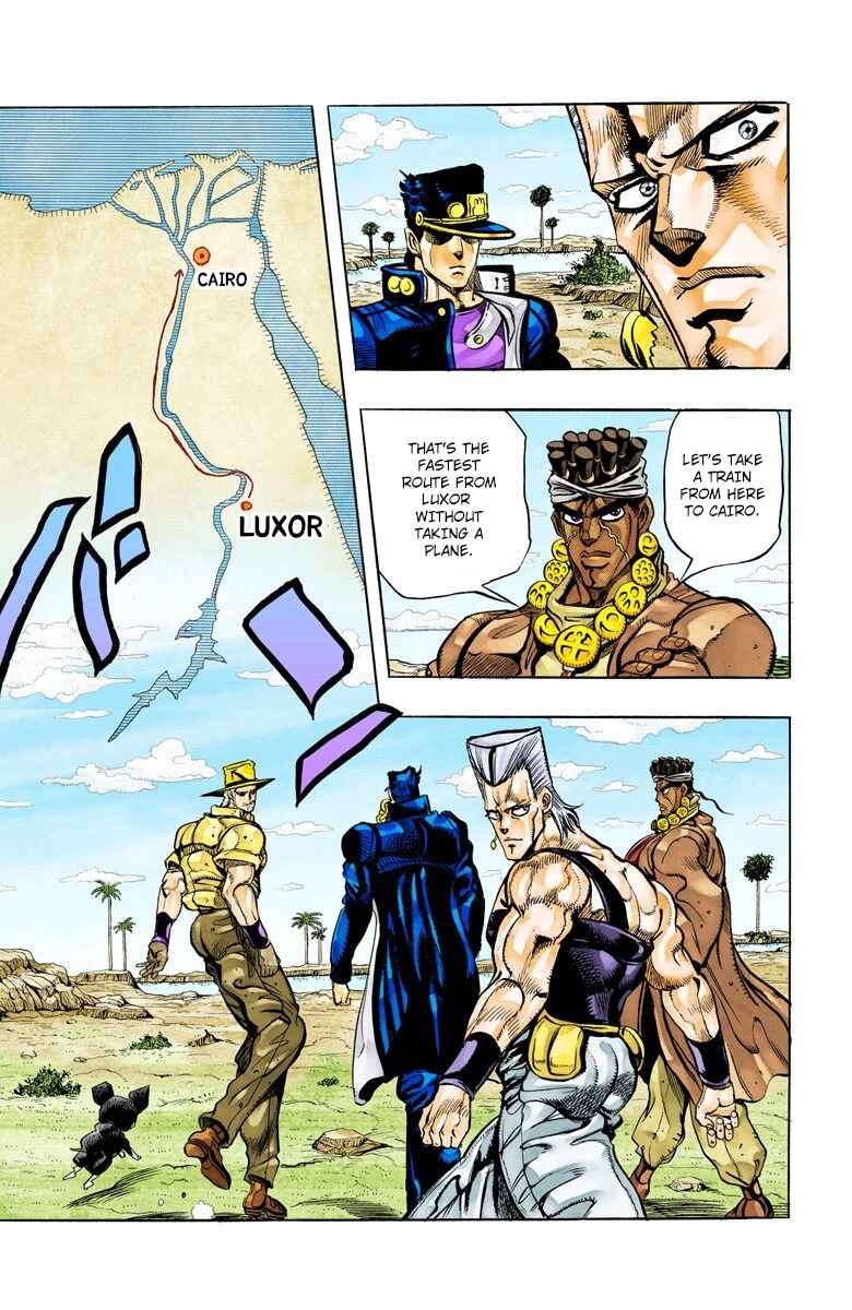 JoJo no Kimyou na Bouken: Part 3 - Stardust Crusaders Color-ban Chapter 97 - Page 19