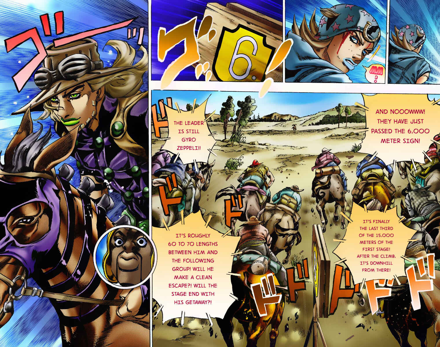 JoJo no Kimyou na Bouken: Part 7 - Steel Ball Run Color-ban Chapter 7 - Page 15