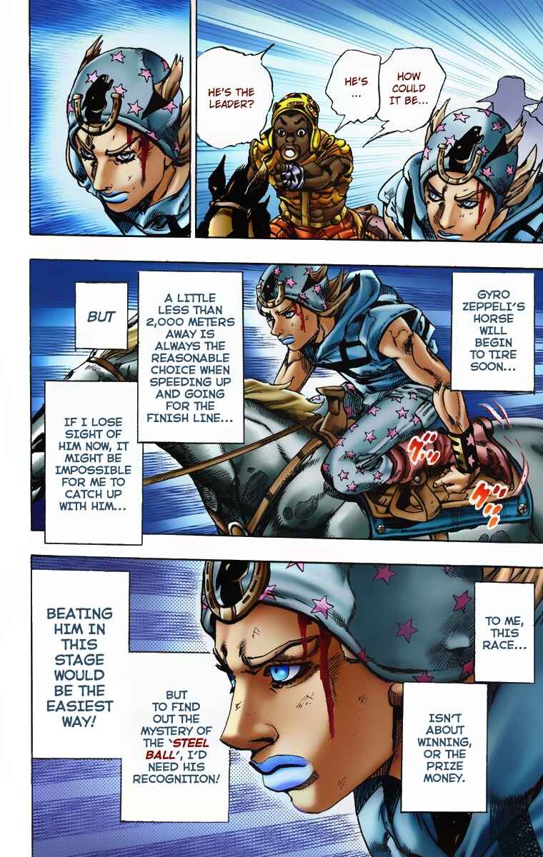 JoJo no Kimyou na Bouken: Part 7 - Steel Ball Run Color-ban Chapter 7 - Page 16