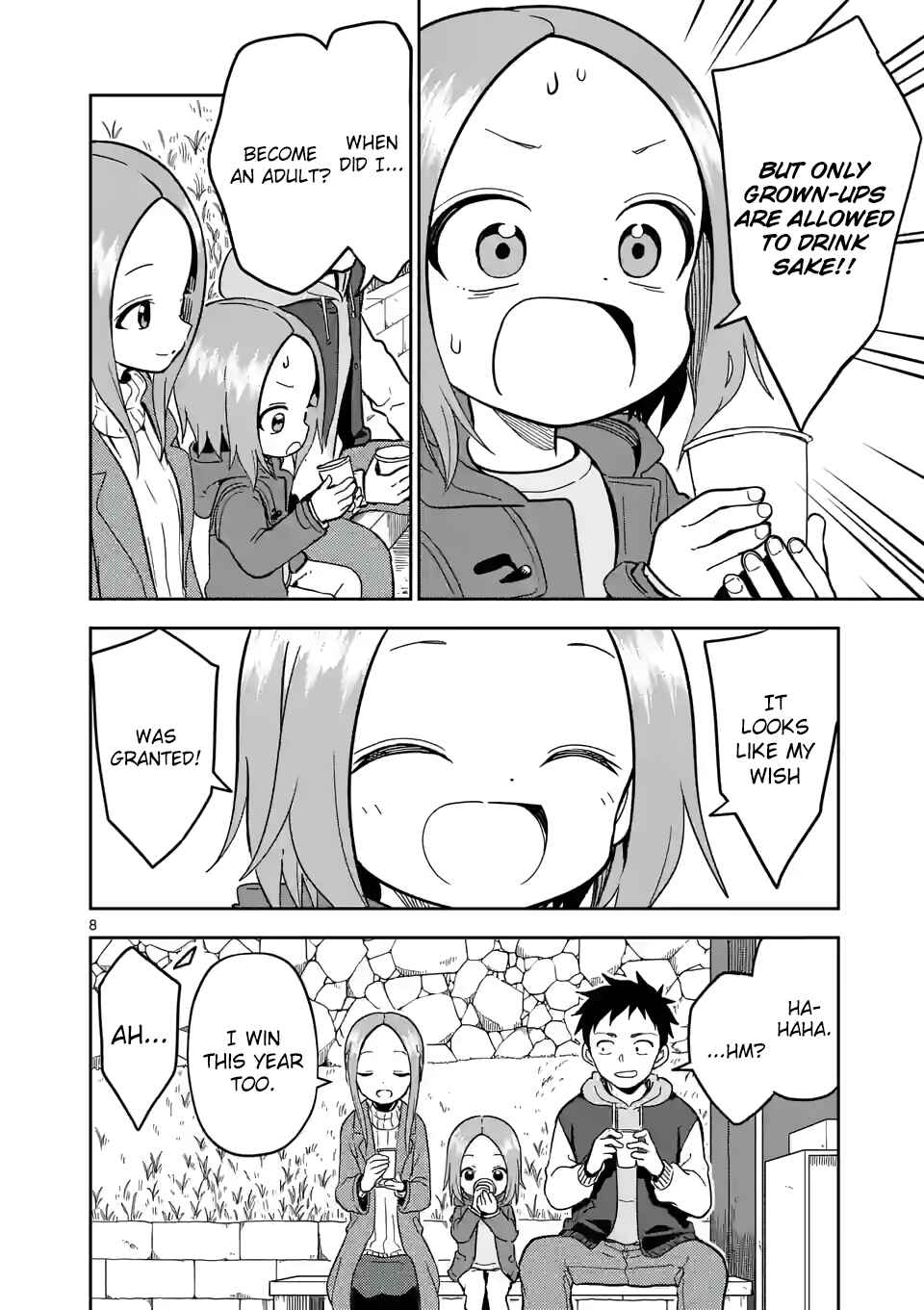 Karakai Jouzu no (Moto) Takagi-san Chapter 211 - Page 8