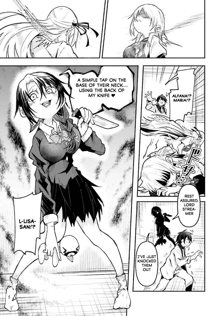 Isekai de Haishin Katsudou wo Shitara Tairyou no Yandere Shinja wo Umidashite Shimatta Ken Chapter 48 - Page 12