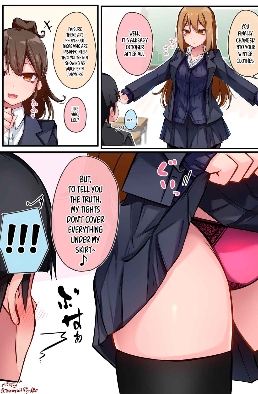 Class no Gal ni Kuuki Atsukai Sareteimasu Chapter 14 - Page 1