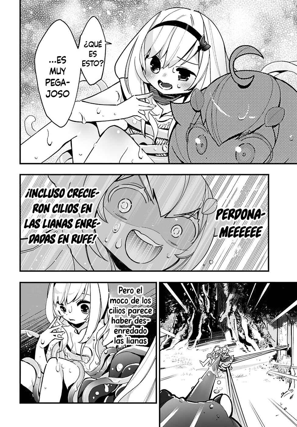 Shokubutsu Monster Musume Nikki: Seijo datta Watashi ga Uragirareta Hate ni Alraune ni Tensei Shite Shimatta node, kore kara wa Kougousei o Shinagara Shizuka ni Shokubutsu Life o Sugoshimasu Chapter 17 - Page 20