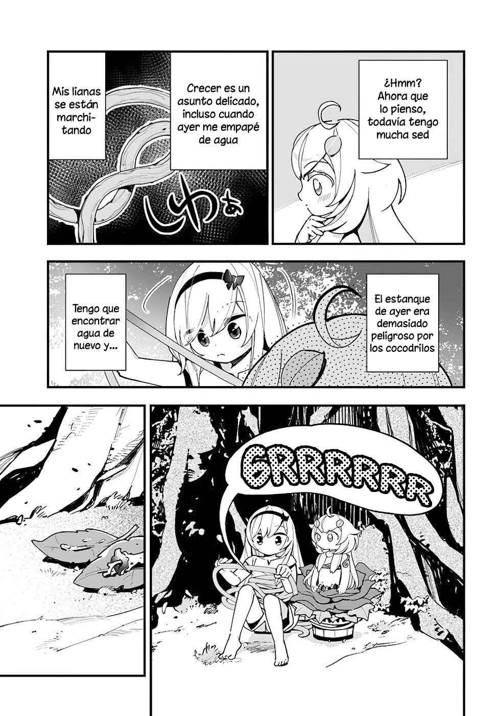 Shokubutsu Monster Musume Nikki: Seijo datta Watashi ga Uragirareta Hate ni Alraune ni Tensei Shite Shimatta node, kore kara wa Kougousei o Shinagara Shizuka ni Shokubutsu Life o Sugoshimasu Chapter 17 - Page 5