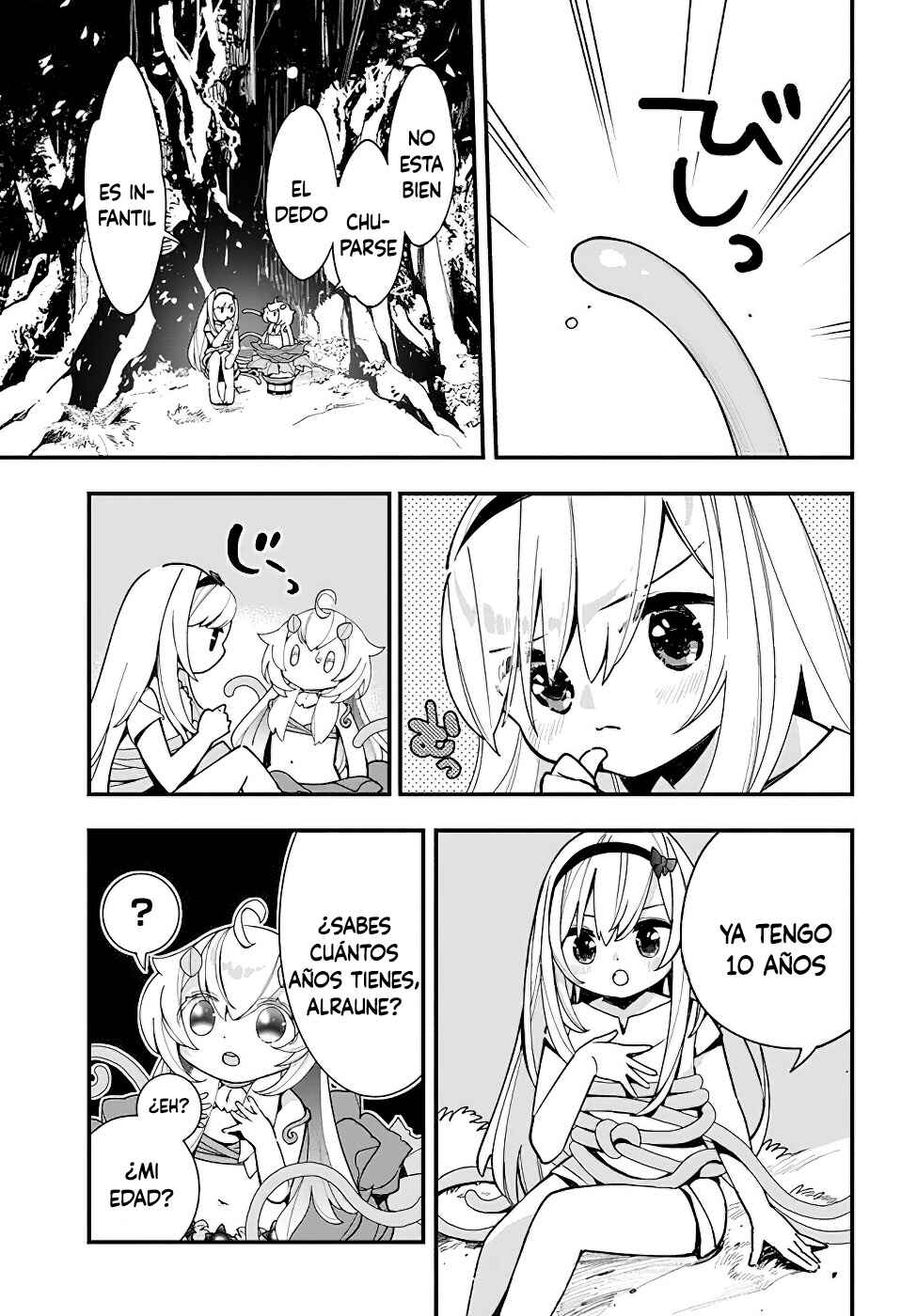 Shokubutsu Monster Musume Nikki: Seijo datta Watashi ga Uragirareta Hate ni Alraune ni Tensei Shite Shimatta node, kore kara wa Kougousei o Shinagara Shizuka ni Shokubutsu Life o Sugoshimasu Chapter 17 - Page 7