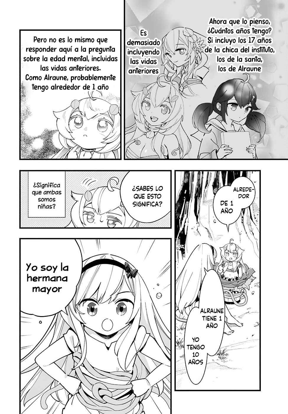 Shokubutsu Monster Musume Nikki: Seijo datta Watashi ga Uragirareta Hate ni Alraune ni Tensei Shite Shimatta node, kore kara wa Kougousei o Shinagara Shizuka ni Shokubutsu Life o Sugoshimasu Chapter 17 - Page 8