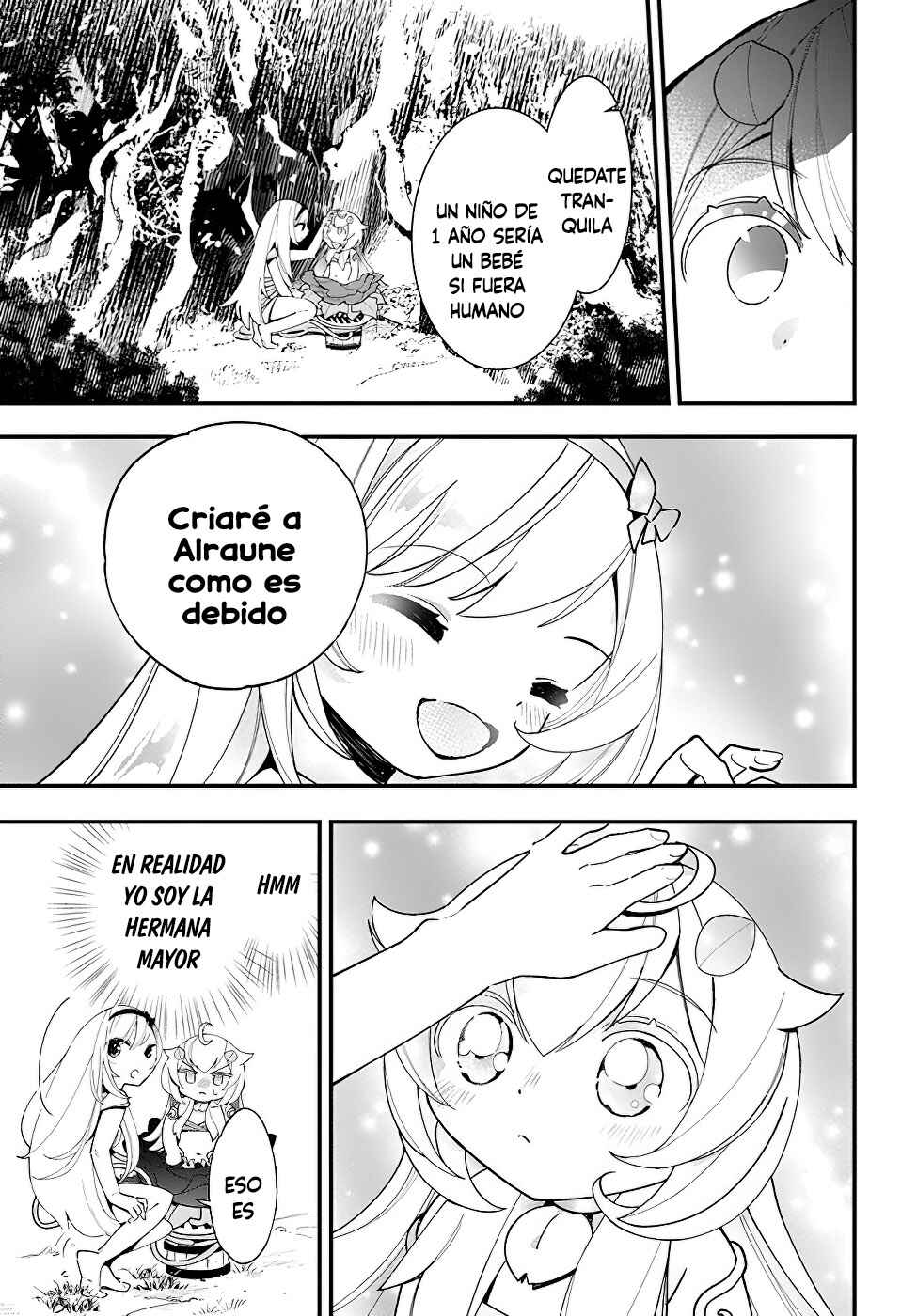 Shokubutsu Monster Musume Nikki: Seijo datta Watashi ga Uragirareta Hate ni Alraune ni Tensei Shite Shimatta node, kore kara wa Kougousei o Shinagara Shizuka ni Shokubutsu Life o Sugoshimasu Chapter 17 - Page 9