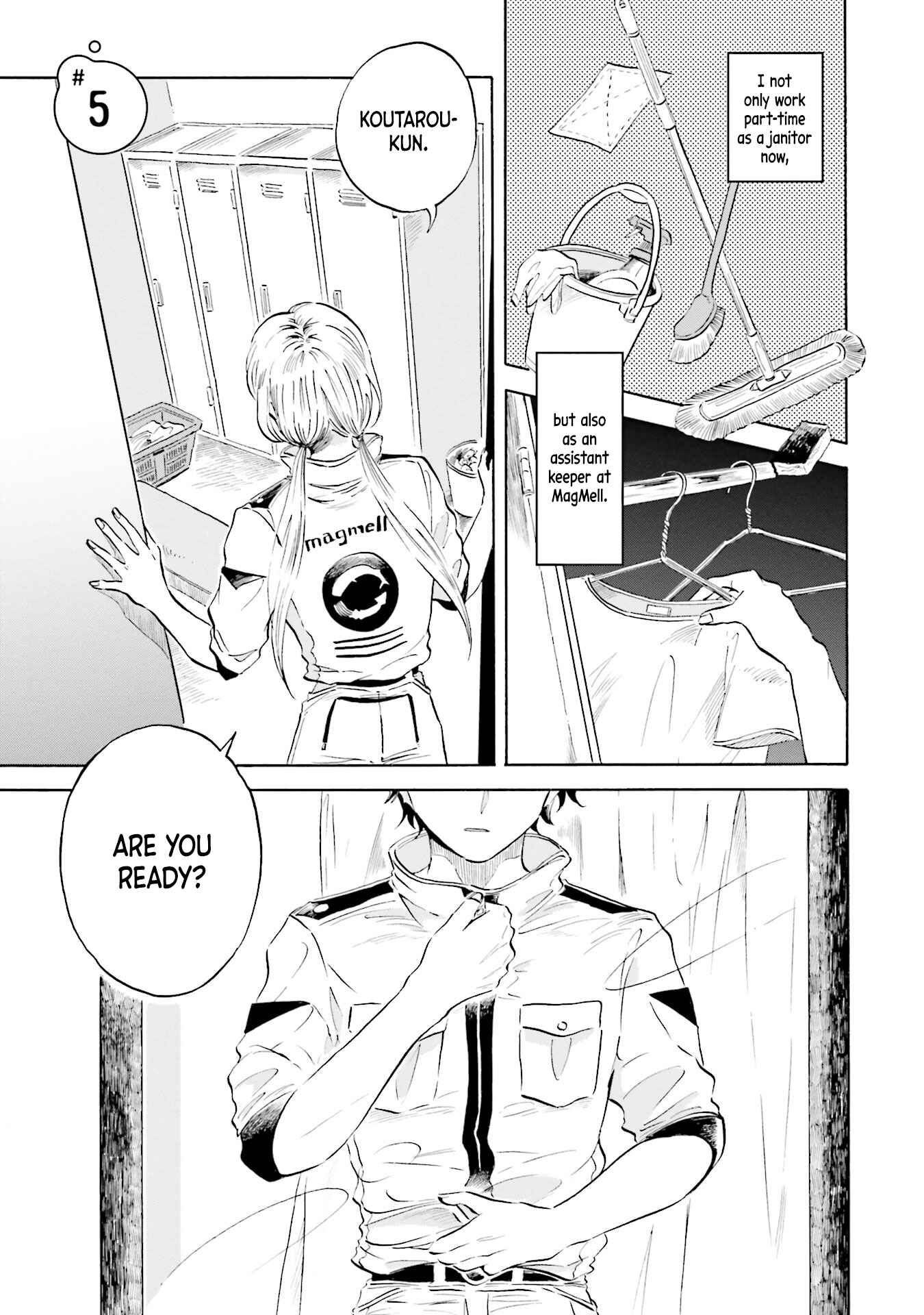 Magmell Shinkai Suizokukan Chapter 5 - Page 1