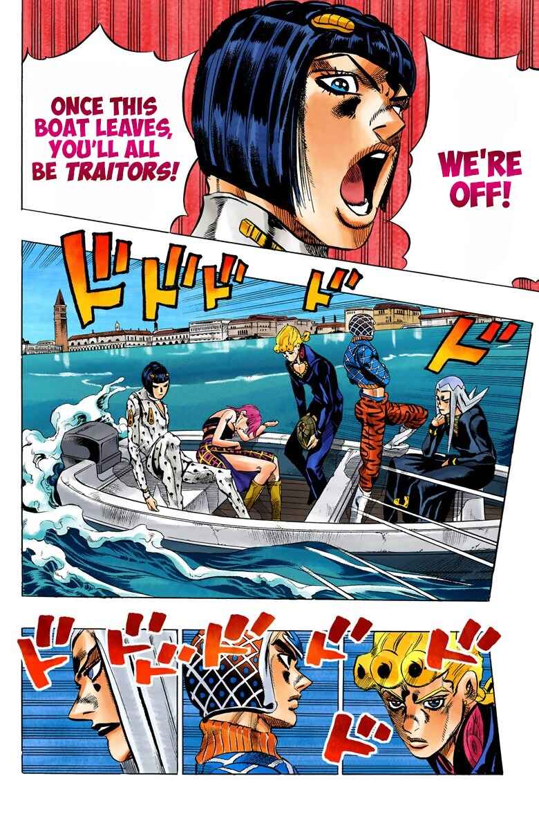 JoJo no Kimyou na Bouken: Part 5 - Ougon no Kaze Color-ban Chapter 84 - Page 13