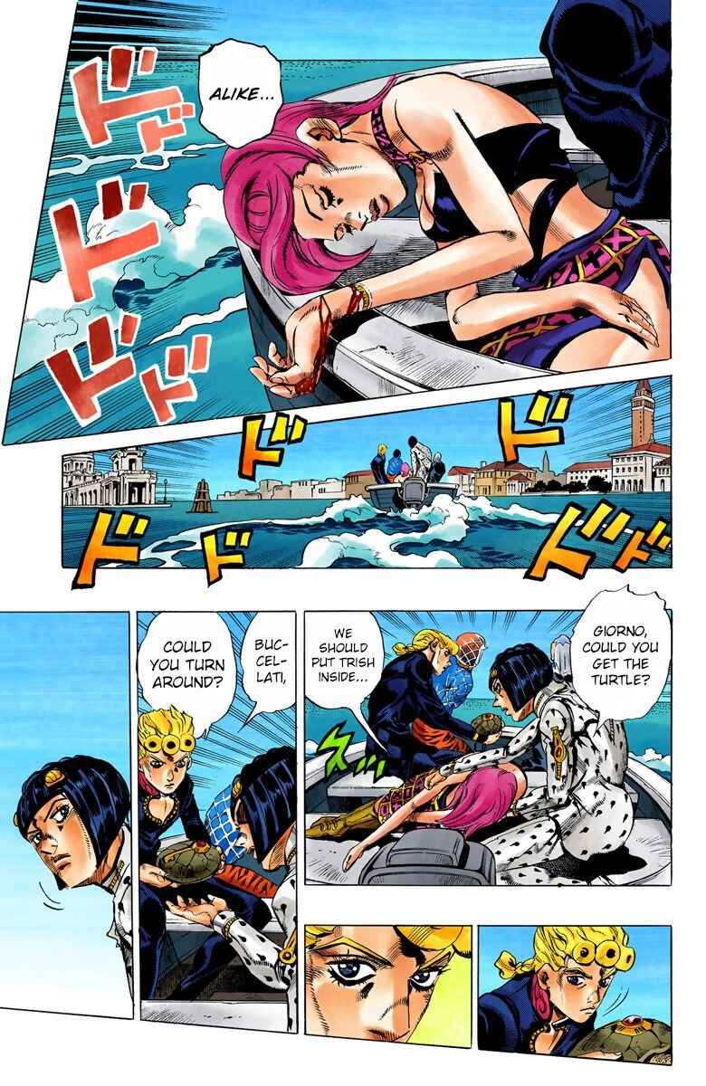 JoJo no Kimyou na Bouken: Part 5 - Ougon no Kaze Color-ban Chapter 84 - Page 16