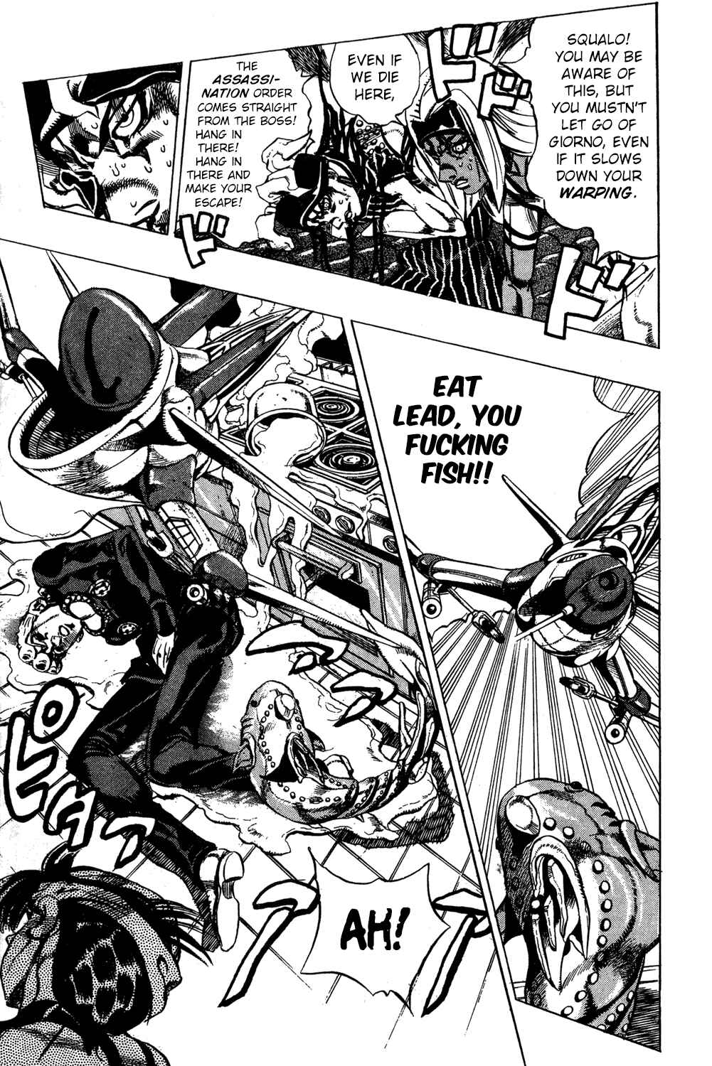 JoJo no Kimyou na Bouken: Part 5 - Ougon no Kaze Chapter 90 - Page 9