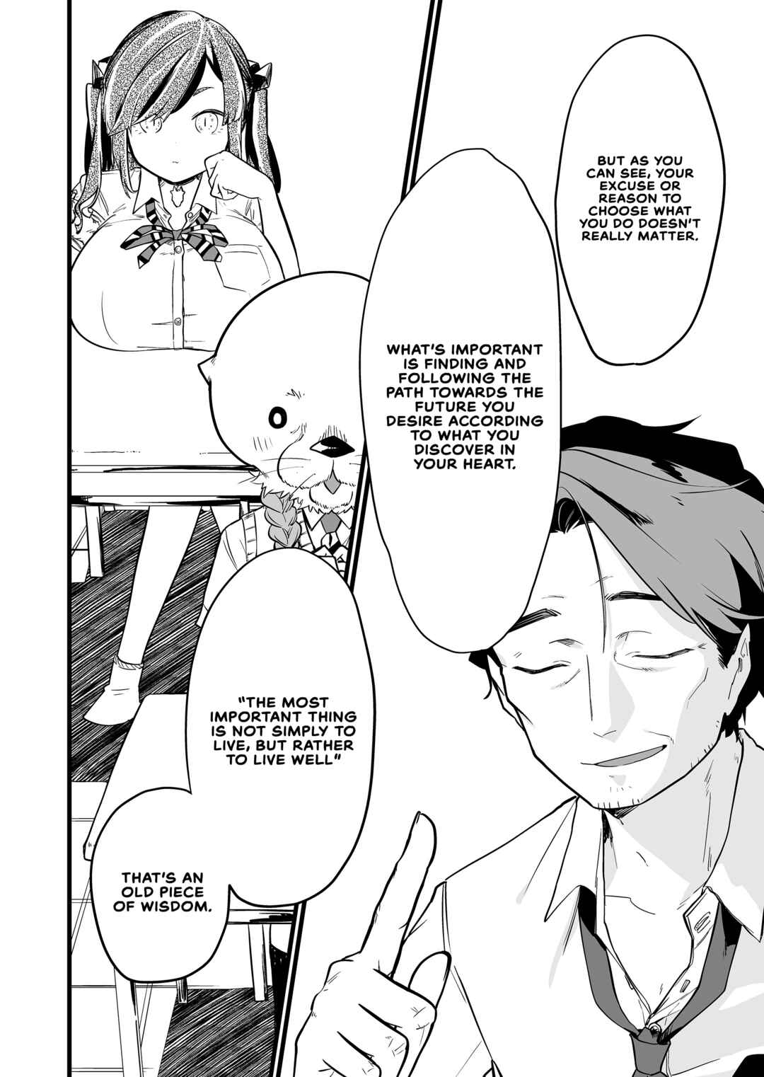 "Ano Toki Tasukete Itadaita Monster Musume desu." Isekai Ossan Kyoushi Totsuzen no Moteki ni Konwaku suru Chapter 56 - Page 10
