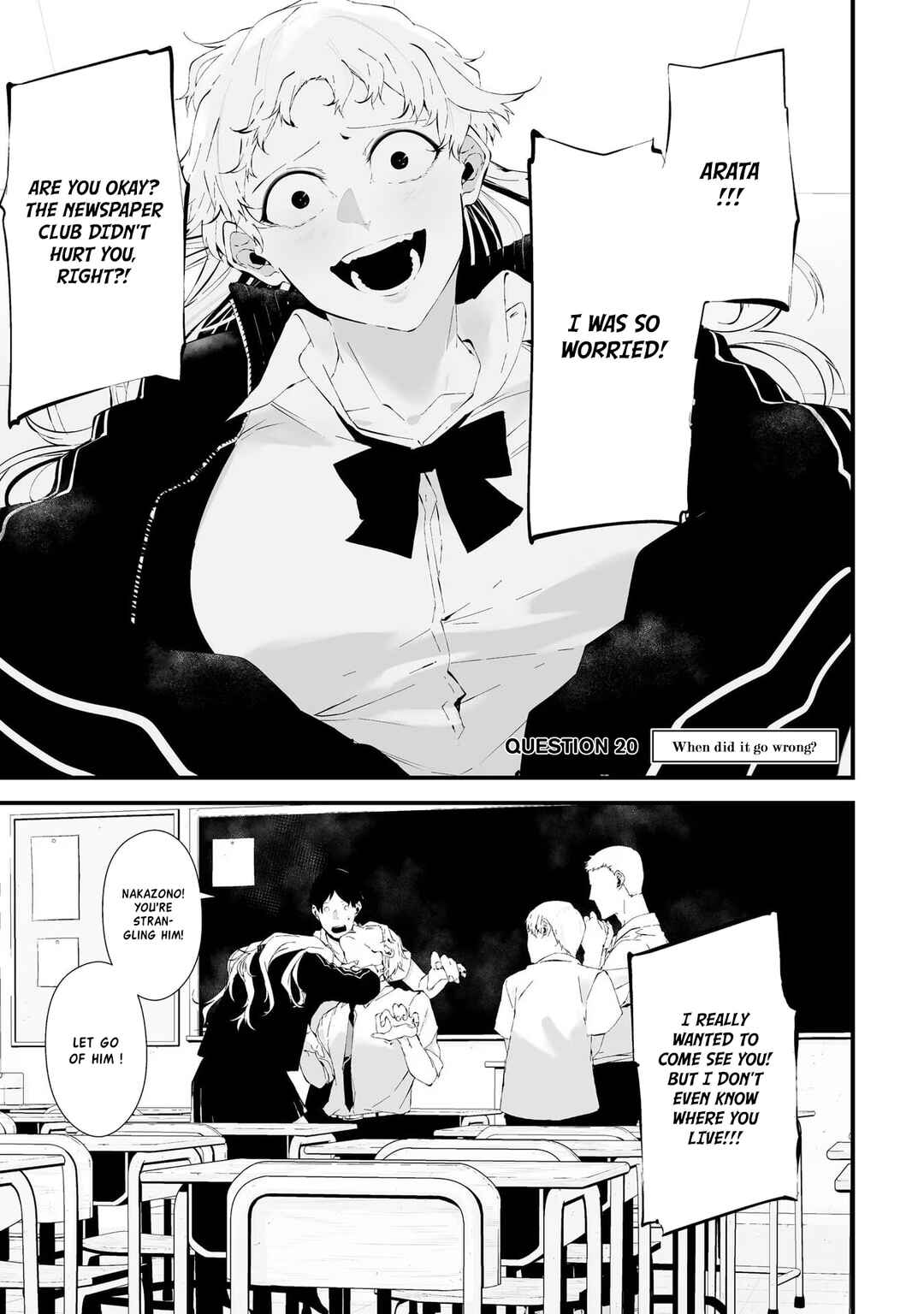 Tsurenai Hodo Aokute Azatoi Kurai ni Akai Chapter 20 - Page 1