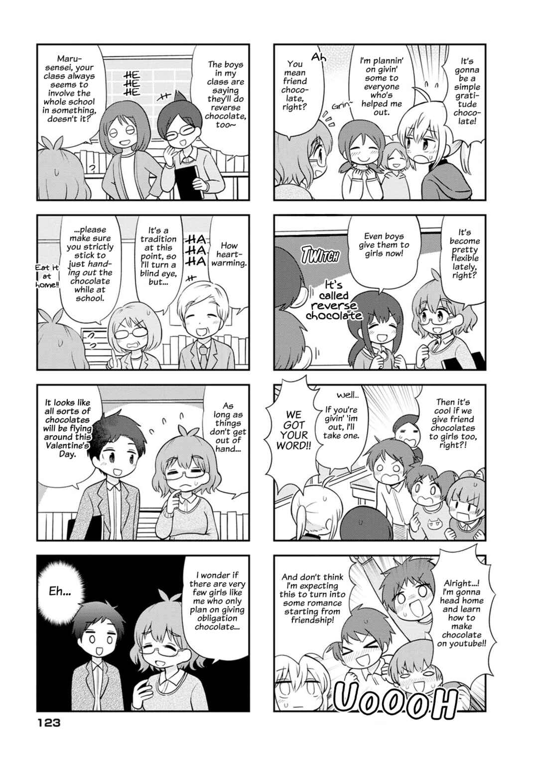Maru-sensei's ** is cute. Chapter 14.5 - Page 3