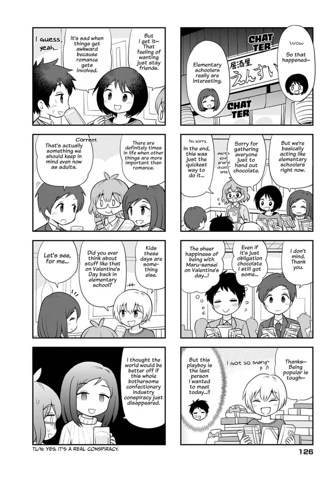 Maru-sensei's ** is cute. Chapter 14.5 - Page 6
