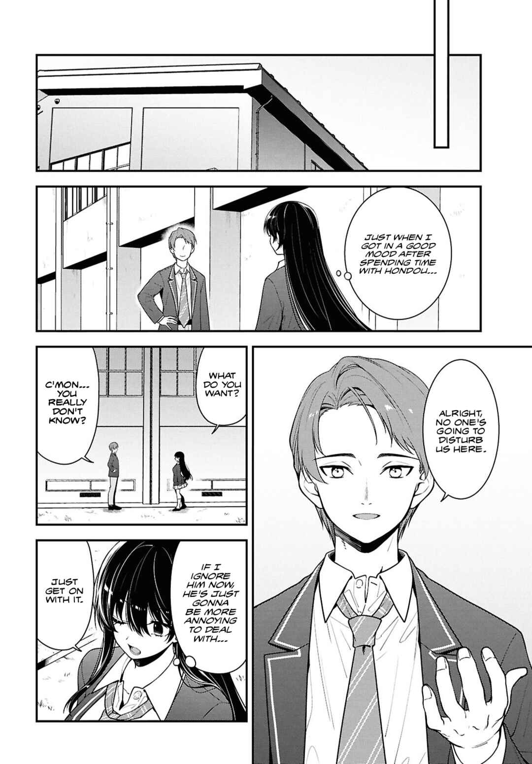 Tonari no Seki no Yankee Shimizu-san ga Kami wo Kuroku Sometekita Chapter 9 - Page 12