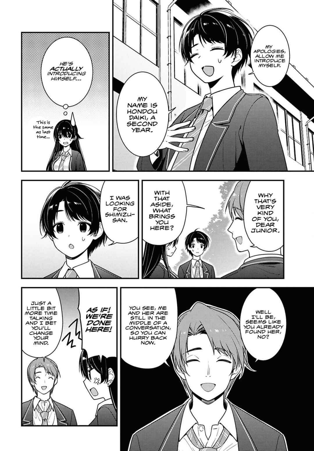 Tonari no Seki no Yankee Shimizu-san ga Kami wo Kuroku Sometekita Chapter 9 - Page 22