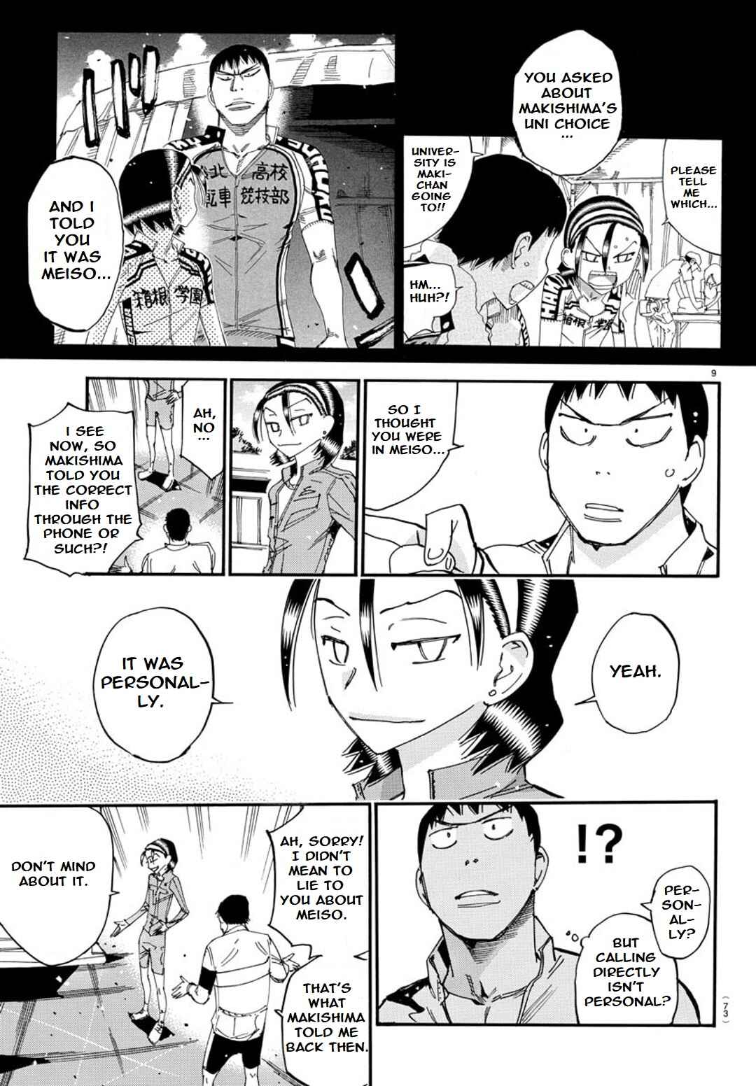Yowamushi Pedal - Spare Bike Chapter 99 - Page 9