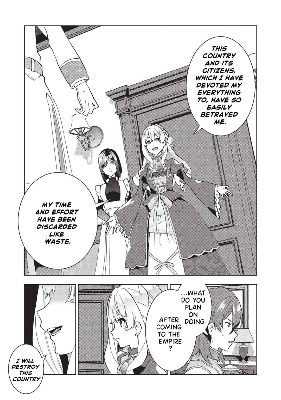 Buchigire Reijou wa Houfuku wo Chikaimashita. ~Madousho no Chikara de Sokoku wo Tataki Tsubushimasu~ Chapter 1 - Page 37