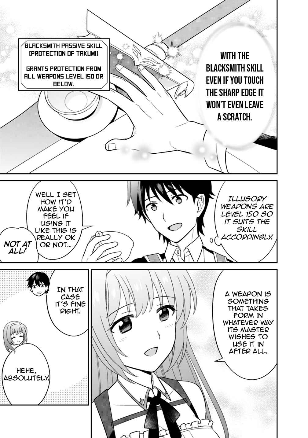 Seisan Shoku o Kiwame Sugi Tara Densetsu no Buki ga Ore no Yome ni Narinashita Chapter 5 - Page 4