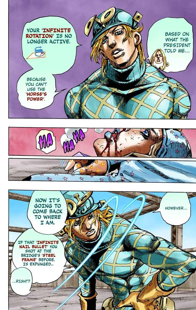 JoJo no Kimyou na Bouken: Part 7 - Steel Ball Run Color-ban Chapter 94 - Page 15