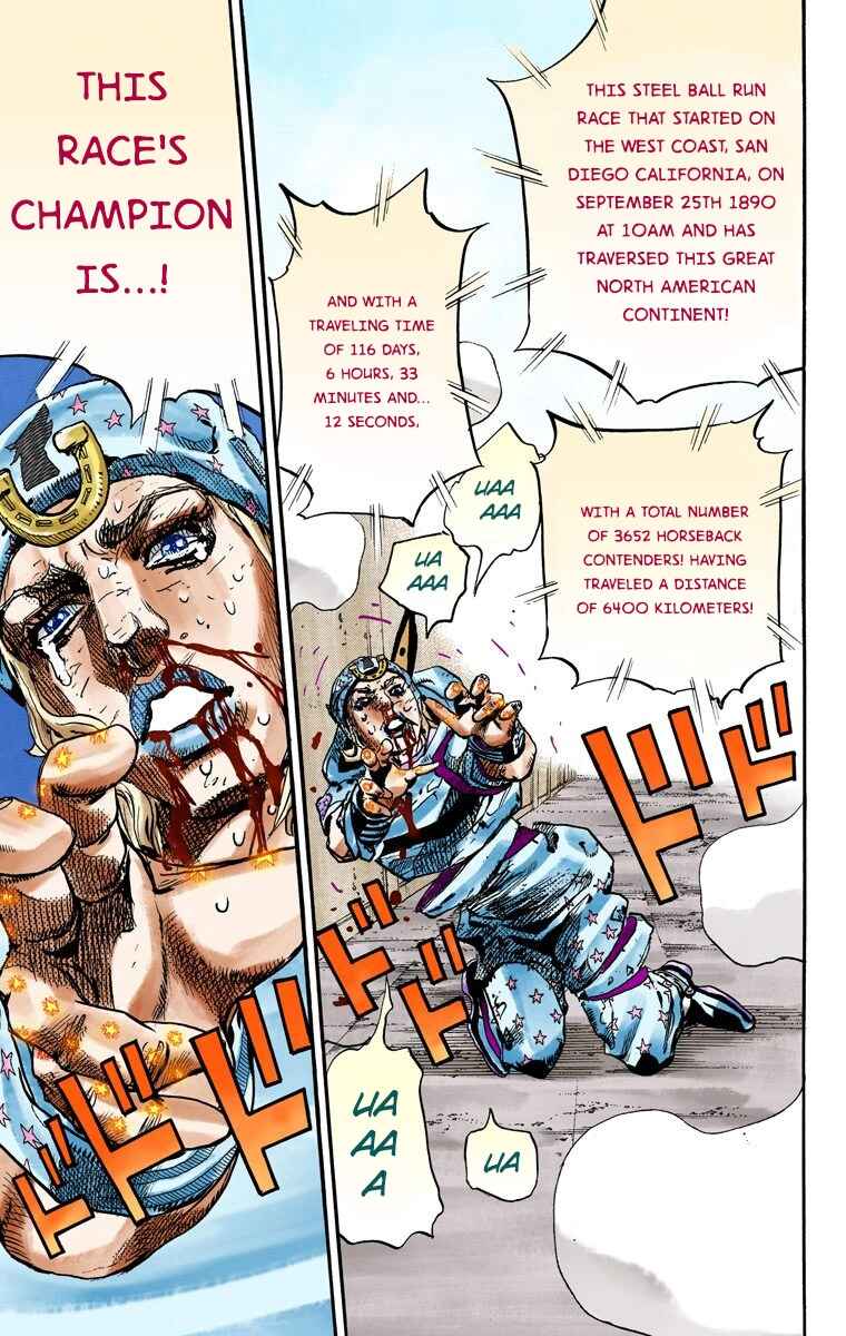 JoJo no Kimyou na Bouken: Part 7 - Steel Ball Run Color-ban Chapter 94 - Page 30