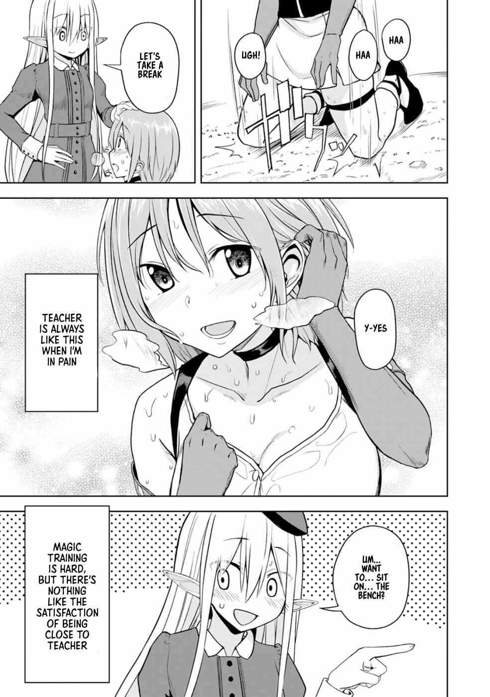 Eroi Koto Suru Tame ni Kyonyuu Bishoujo Dorei wo Katta Hazu ga, Oshishou-sama to Shitawa Rete Omotta Toori ni Ikanaku Naru Hanashi Chapter 5 - Page 10