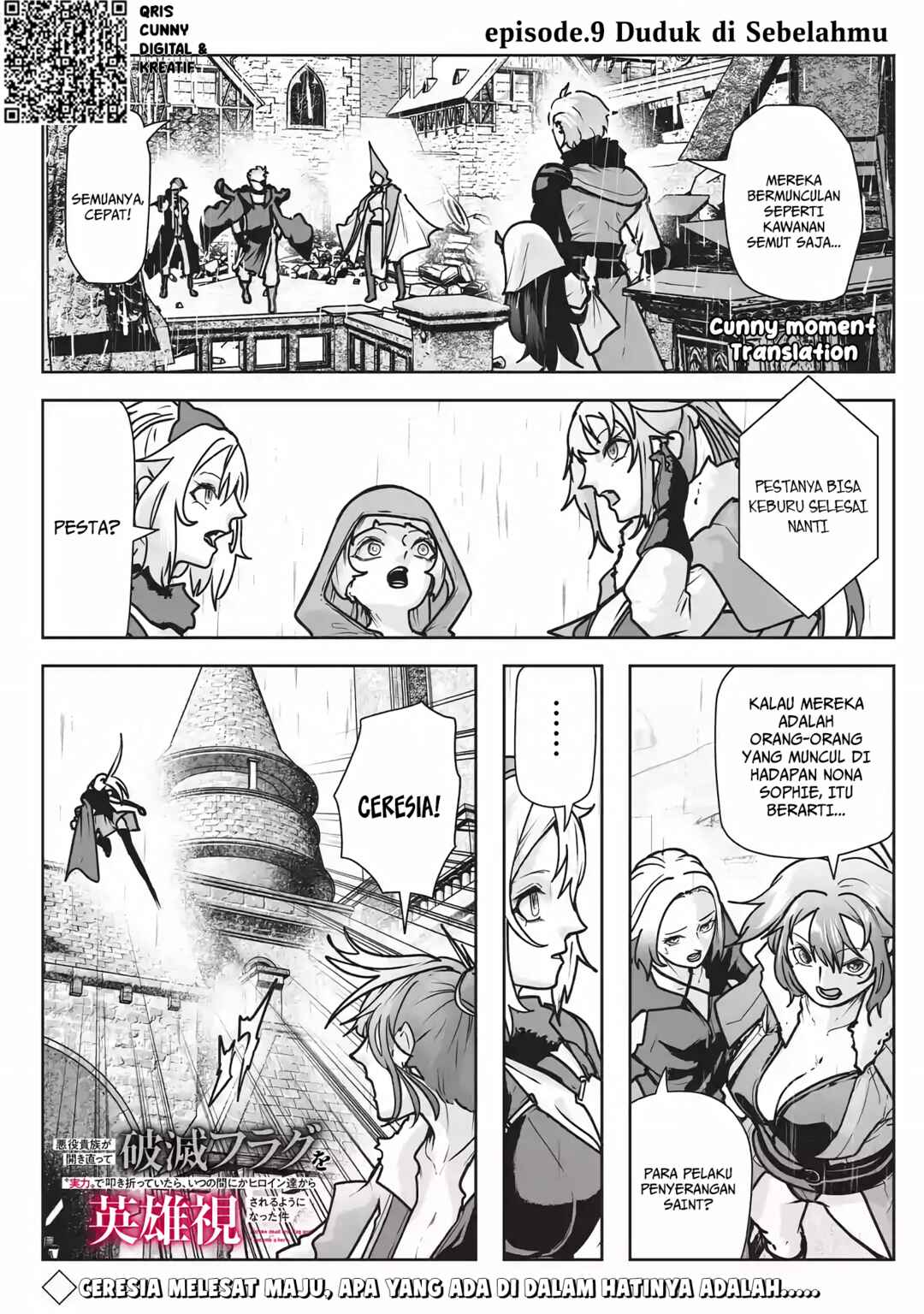 Akuyaku Kizoku ga Hirakinaotte Hametsu Flag wo "Jitsuryoku" de Tatakiotteitara, Itsunomanika Heroine-tachi kara Eiyuushi Sareru you ni Natta Ken Chapter 9.1 - Page 3