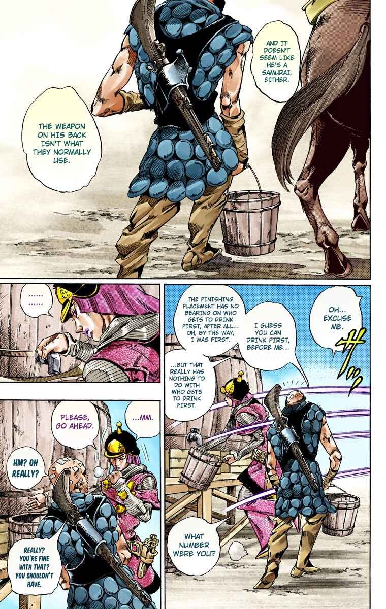 JoJo no Kimyou na Bouken: Part 7 - Steel Ball Run Color-ban Chapter 40 - Page 10
