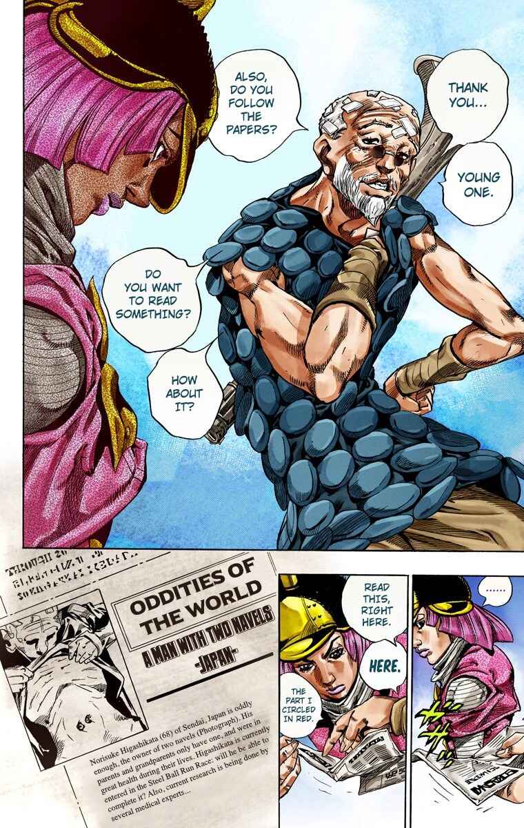 JoJo no Kimyou na Bouken: Part 7 - Steel Ball Run Color-ban Chapter 40 - Page 11